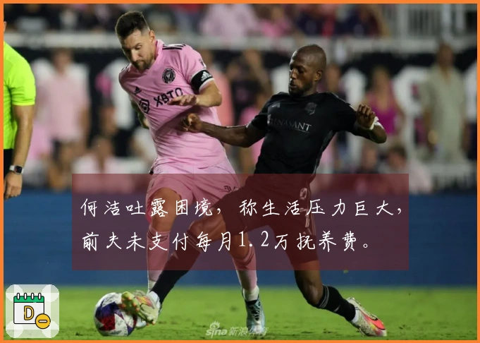 何洁吐露困境，称生活压力巨大，前夫未支付每月1.2万抚养费。